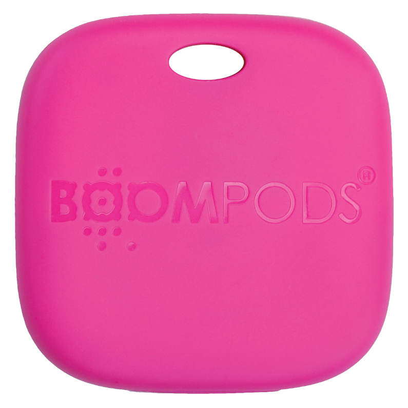 <b>BOOM</b>PODS <b>TAG</b> Rechargeable <br> Find lost items with Apple Find My app.